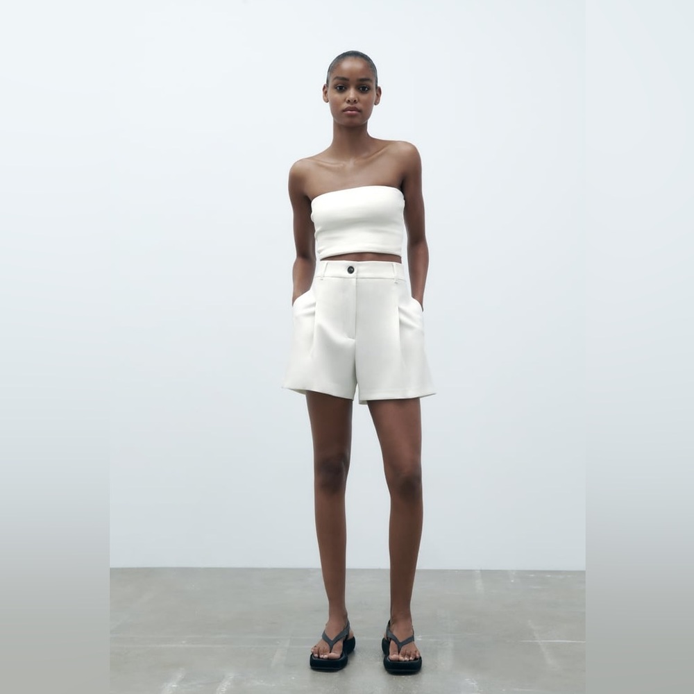 Zara Pleated Shorts